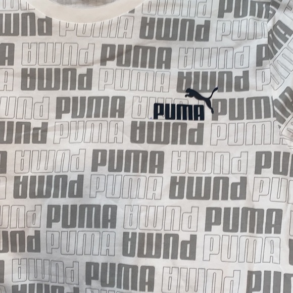 Puma 🆕 Boys Youth Tees 2PK Athletic Tshirt Set Black White Gray Bundle Pack - Picture 5 of 11